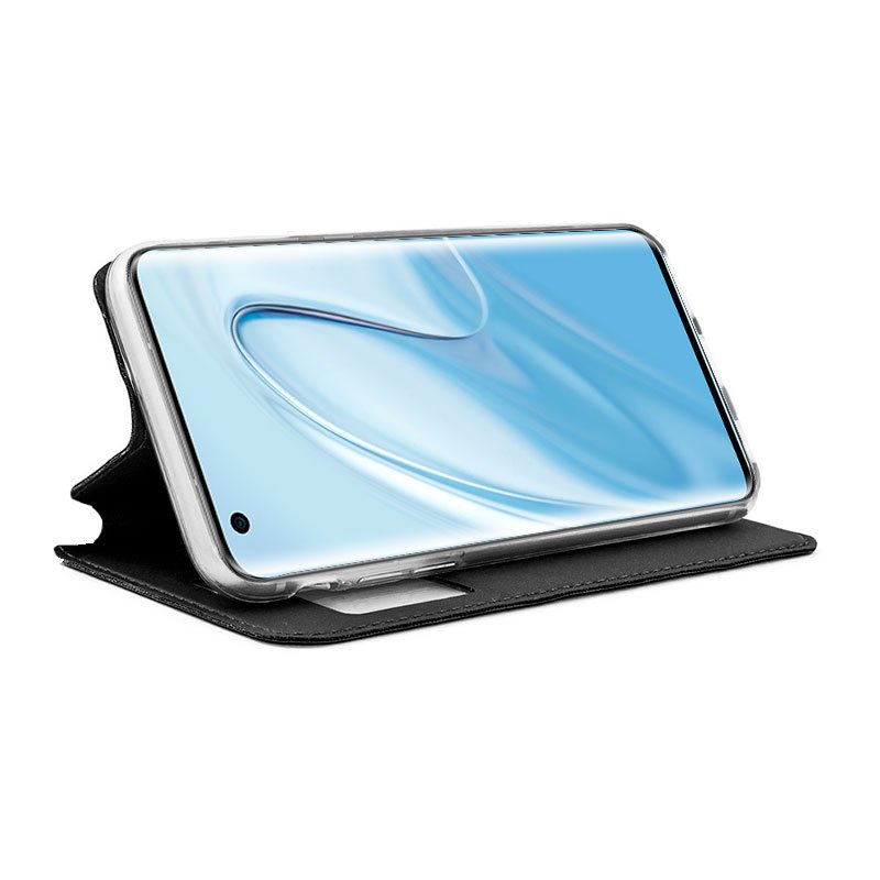 COOL Flip Cover Case for Xiaomi Mi 10 / Mi 10 Pro, Plain Black