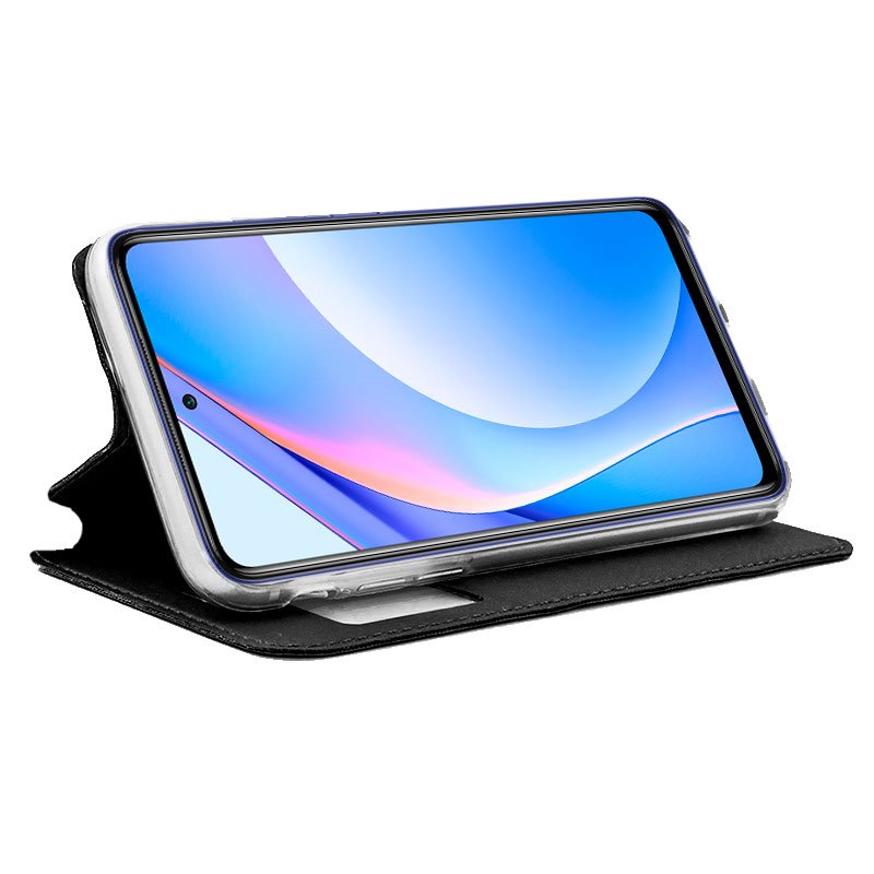 COOL Flip Cover Case for Xiaomi Mi 10T Lite, Plain Black