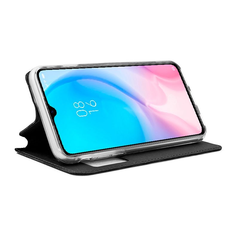 COOL Flip Cover Case for Xiaomi Mi 9 Lite, Plain Black