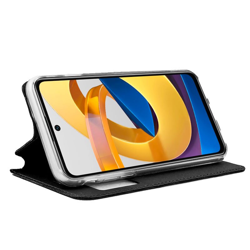 COOL Flip Cover Case for Xiaomi Poco M4 Pro 5G / Redmi Note 11S 5G Plain Black