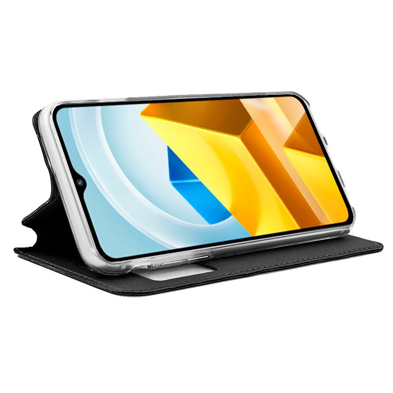 COOL Flip Cover Case for Xiaomi Poco M5 Plain Black