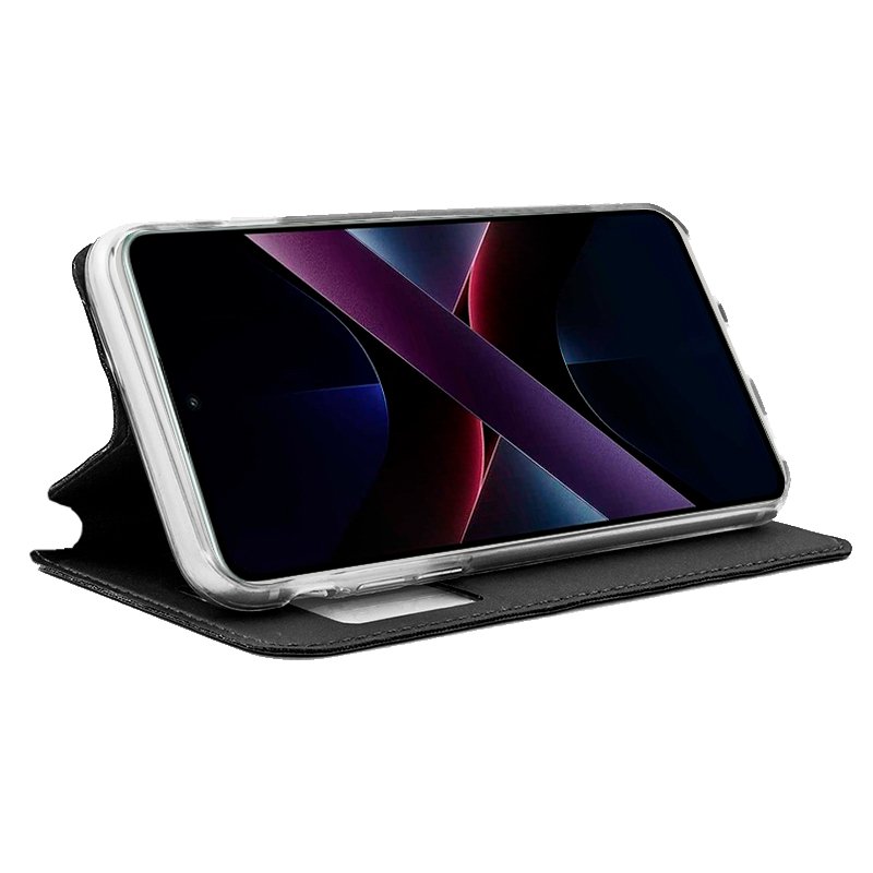 COOL Flip Cover Case for Xiaomi Poco X7 Pro 5G, Plain Black