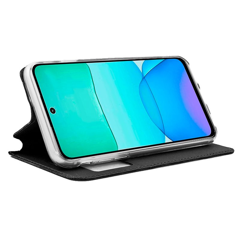 COOL Flip Cover Case for Xiaomi Redmi 13 / Poco M6, Plain Black