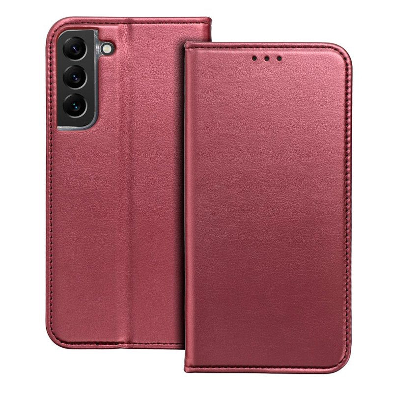 COOL Flip Cover Case for Xiaomi Redmi 13C / 13C 5G / Poco C65 Solid Burgundy