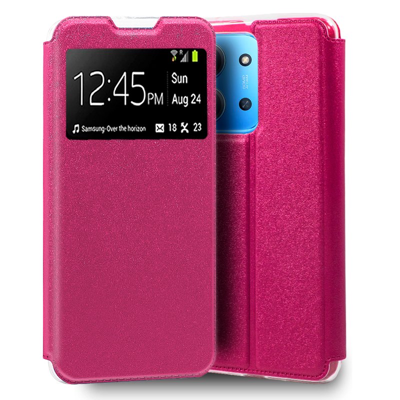 Funda COOL Flip Cover para Xiaomi Redmi 15C / 15C 5G / Poco C85 Liso Rosa