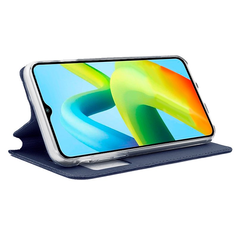 COOL Flip Cover Case for Xiaomi Redmi A1 / A2, Plain Blue