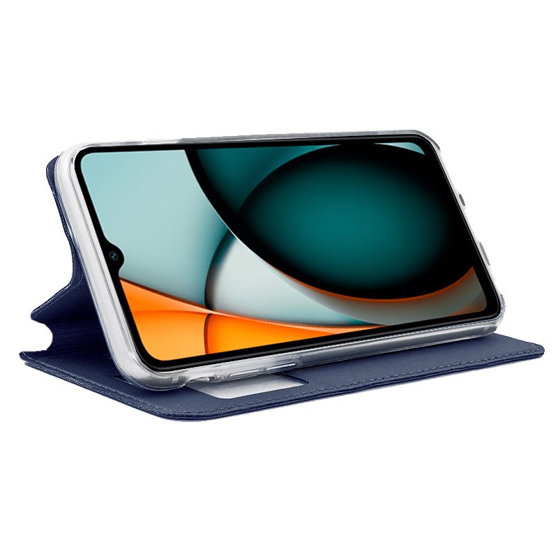 COOL Flip Cover Case for Xiaomi Redmi A3, Plain Blue