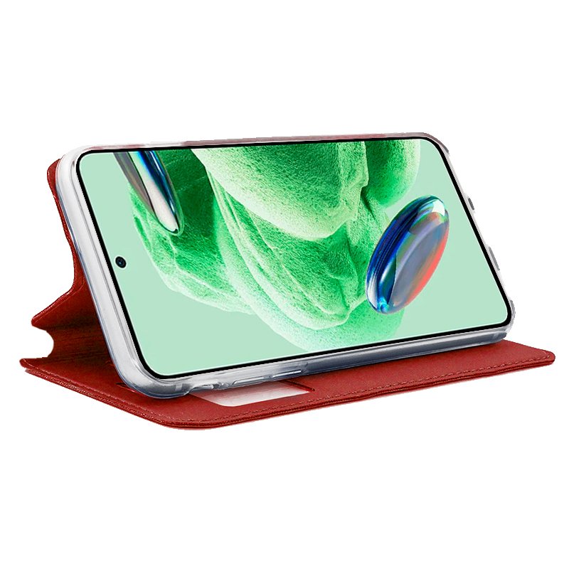 COOL Flip Cover Case for Xiaomi Redmi Note 12 5G / Poco X5 5G Solid Red