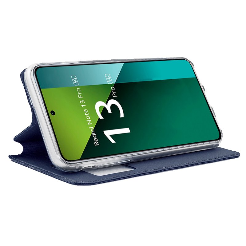 COOL Flip Cover Case for Xiaomi Redmi Note 13 Pro 5G / Poco X6 5G Solid Blue