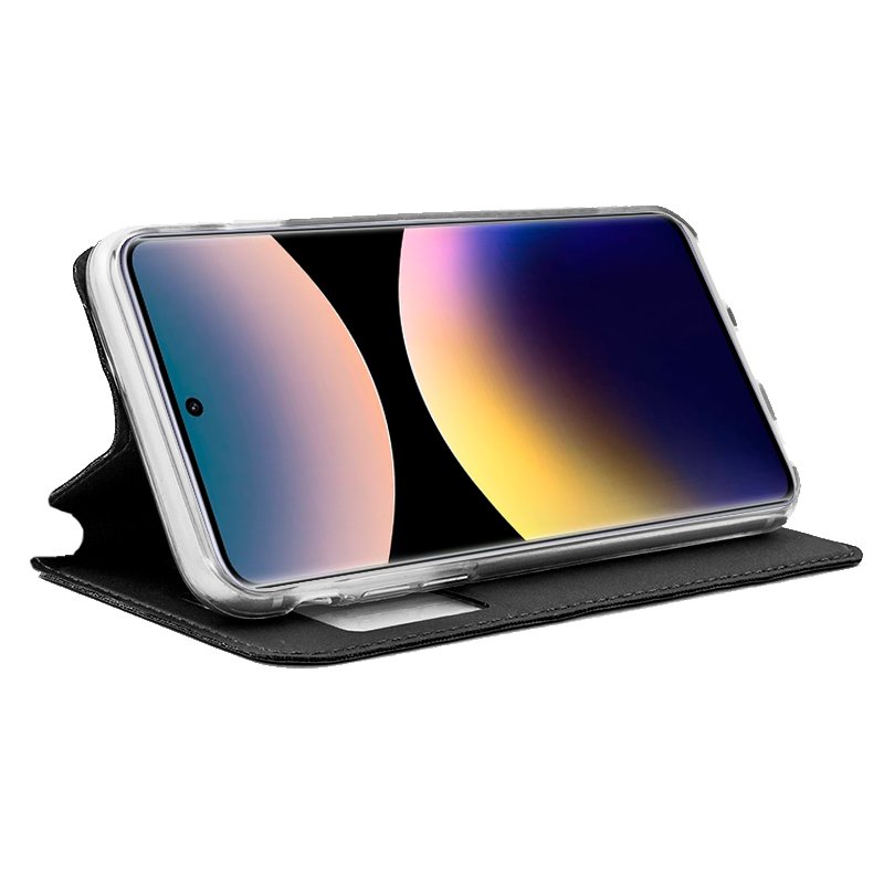 COOL Flip Cover Case for Xiaomi Redmi Note 14 Pro, Plain Black