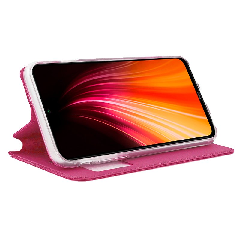 COOL Flip Cover Case for Xiaomi Redmi Note 8 / Note 8 (2021) Plain Pink