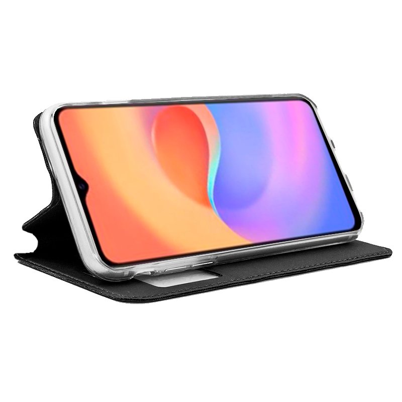 COOL Flip Cover Case for ZTE Blade A52, Plain Black