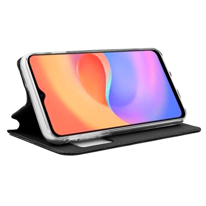 COOL Flip Cover Case for ZTE Blade A52 Lite, Plain Black