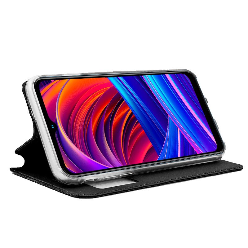 COOL Flip Cover Case for ZTE Blade A71, Plain Black