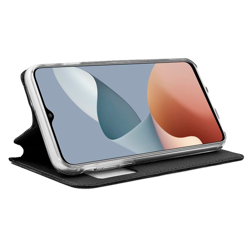 COOL Flip Cover Case for ZTE Blade A73, Plain Black