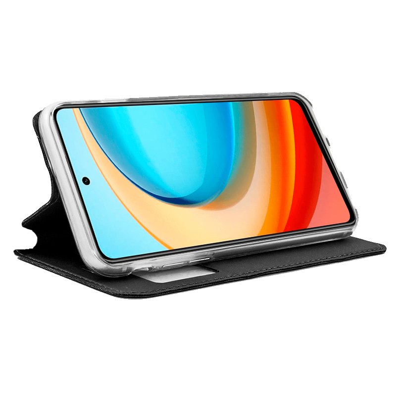 COOL Flip Cover Case for ZTE Blade A75 5G, Plain Black