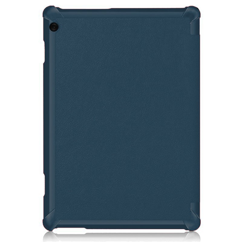 COOL Case for Huawei Matepad T10s, Plain Poly Leather, Blue, 10.1 inch