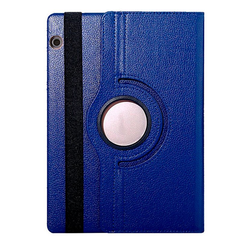 COOL Case for Huawei Mediapad T5, Plain Blue Polyurethane Leather, 10.1 inch