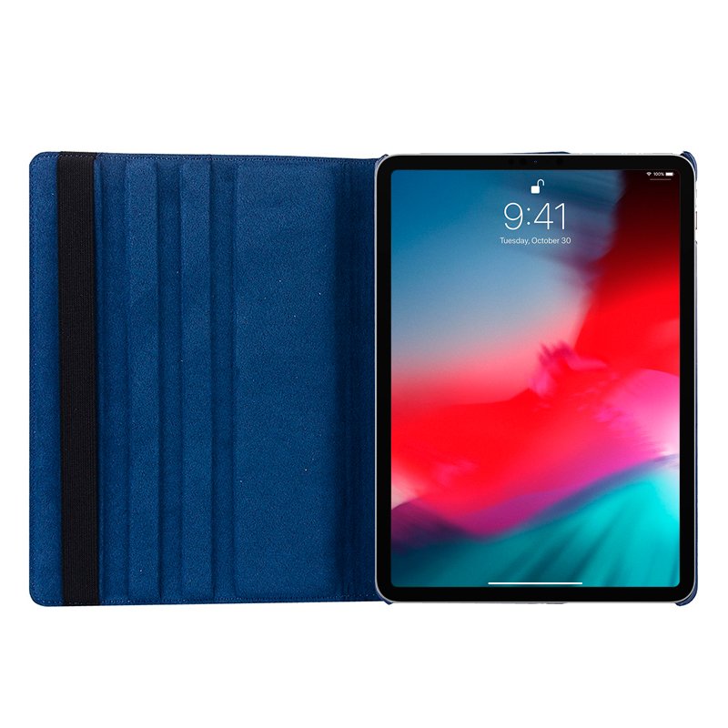COOL Case for iPad Pro 11 (2018) Rotating Poly Leather Blue