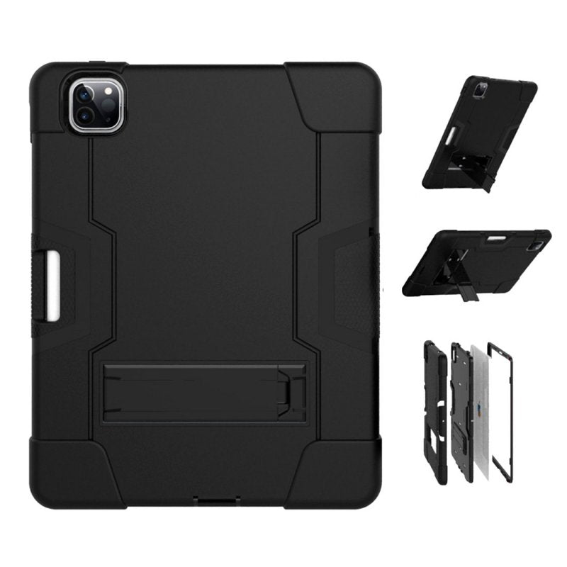 COOL Case for iPad Pro 11 (2020/2021) / Air 4 2020 / Air 5 2022 / Air 6 / Air 11 (2024/2025) Hard Case Black