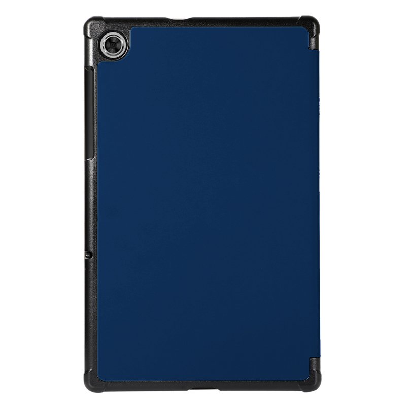 COOL Case for Lenovo Tab M10 HD 2nd Gen (TB-X306) Plain Poly Leather Blue 10.1 inch