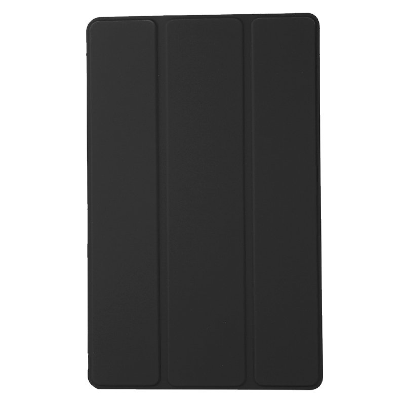 COOL Case for Lenovo Tab M10 HD 2nd Gen (TB-X306) Plain Black Poly Leather 10.1 inch