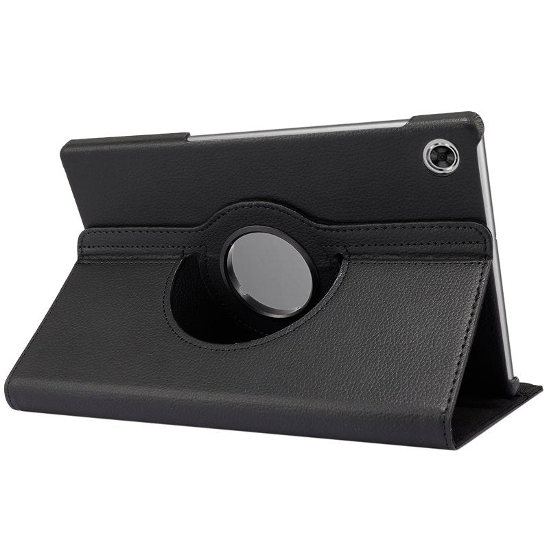 COOL Case for Lenovo Tab M10 Plus / FHD Plus 2nd Gen / Tab K10, Plain Black Poly Leather, 10.3 inch