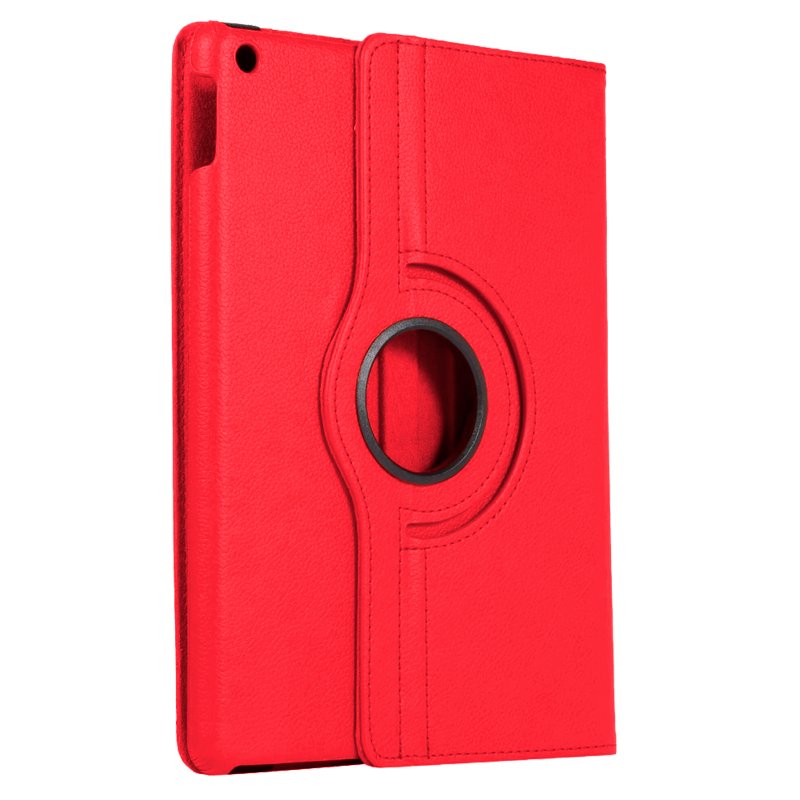 COOL Case for Lenovo Tab M10 Plus / FHD Plus 2nd Gen / Tab K10, Red Plain Poly Leather, 10.3 inch