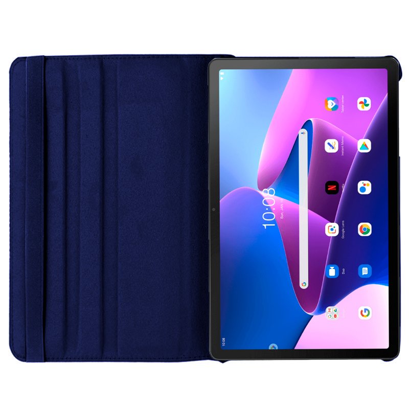 COOL Case for Lenovo Tab M10 Plus Gen 3 Smooth Poly Leather Blue