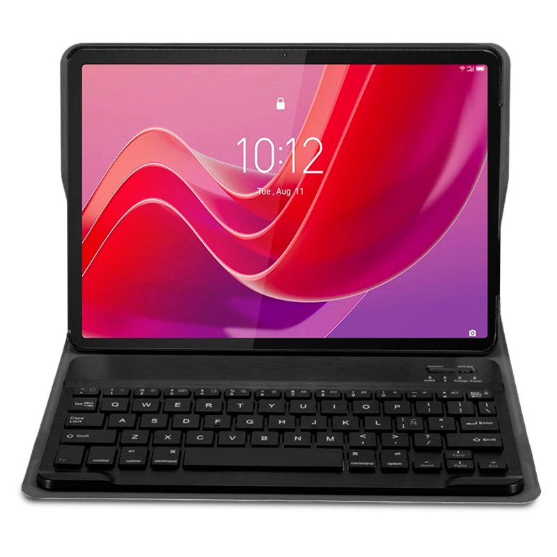COOL Case for Lenovo Tab M11 / K11, Black Polyurethane Leather with Bluetooth Keyboard