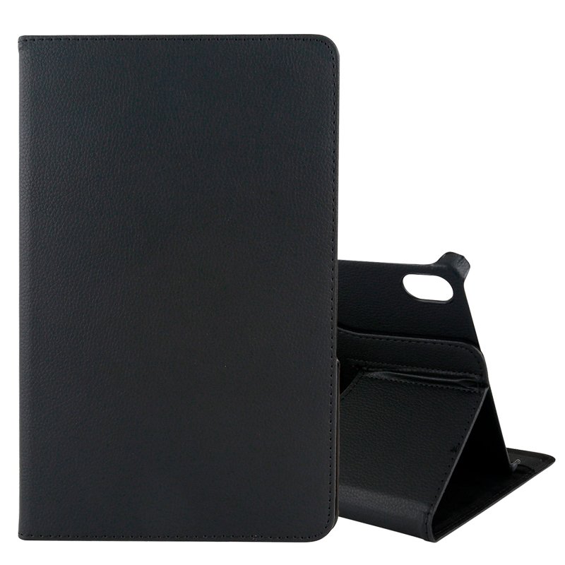 COOL Case for Lenovo Tab P11 2nd Gen, Plain Black Poly Leather (11.5 inch)