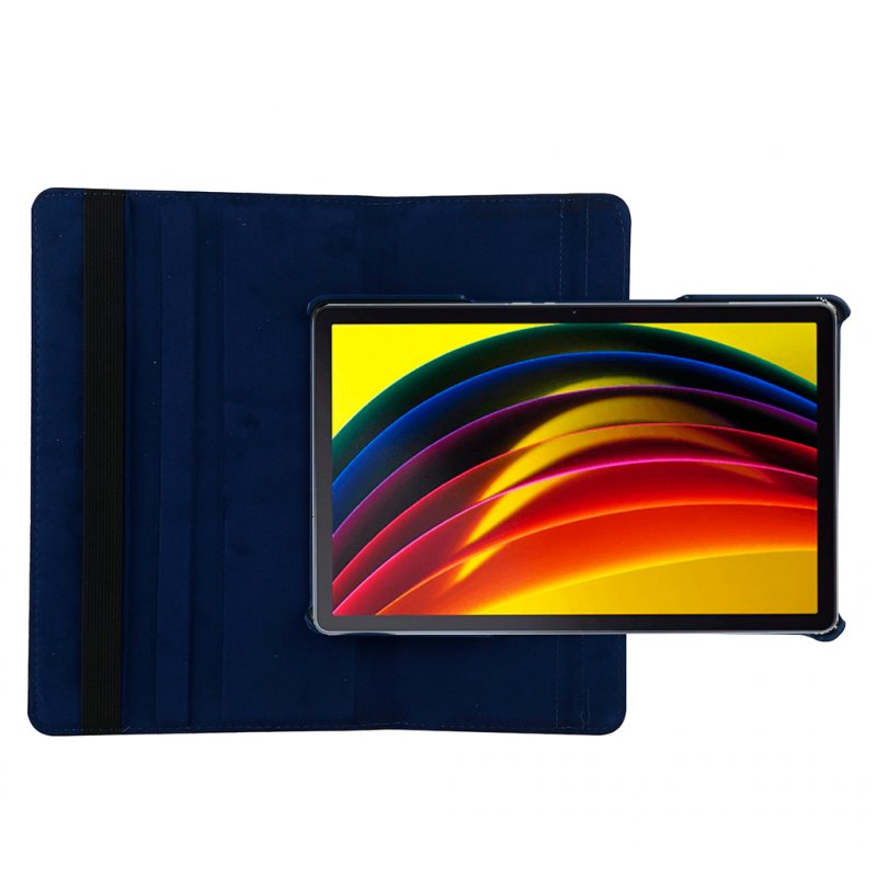 COOL Case for Lenovo Tab P11 / P11 Plus, Plain Poly Leather, Blue (11 inch)