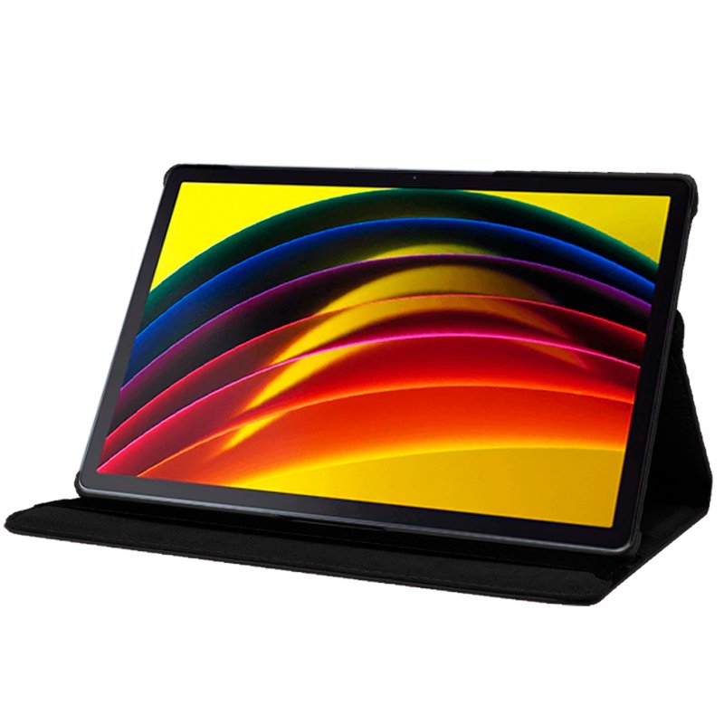 COOL Case for Lenovo Tab P11 / P11 Plus Plain Black Poly Leather (11 inch)