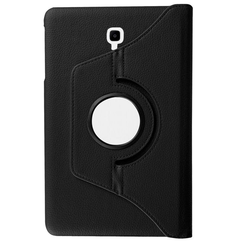 COOL Case for Samsung Galaxy Tab A (2018) T590 / T595, Plain Black Poly Leather, 10.5 inch