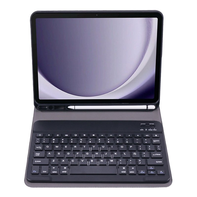 COOL Case for Samsung Galaxy Tab A9 Plus X210 / X216, 11-inch, Black Poly Leather, Bluetooth Keyboard