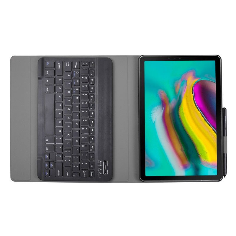 COOL Case for Samsung Galaxy Tab S5e T720 / T725 Poly Leather Bluetooth Keyboard 10.5 Inch