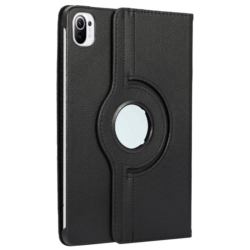 COOL Case for Xiaomi Pad 5 / Pad 5 Pro, Plain Black Polyurethane Leather, 11 inch