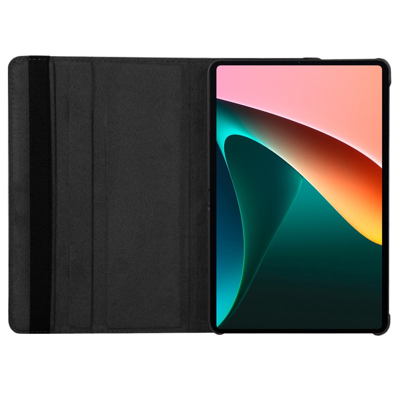 COOL Case for Xiaomi Pad 5 / Pad 5 Pro, Plain Black Polyurethane Leather, 11 inch