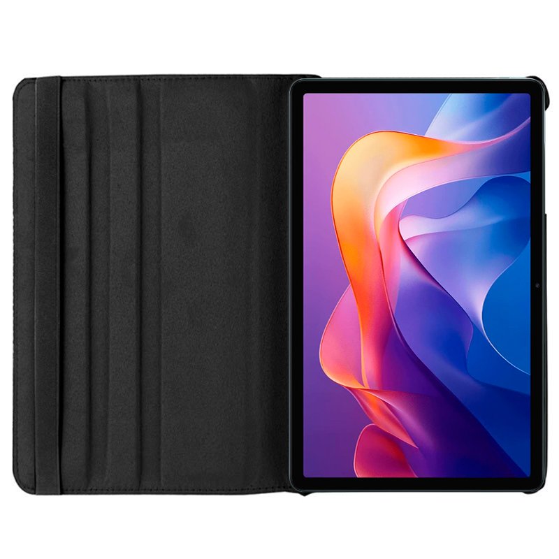 Funda COOL para Xiaomi Redmi Pad 2 Giratoria Polipiel Negro