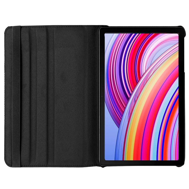 COOL Case for Xiaomi Redmi Pad Pro (12.1 inch) Rotating Polyurethane Leather Black