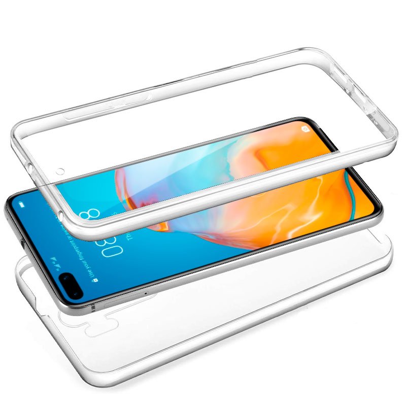 COOL 3D Silicone Case for Huawei P40 (Transparent Front + Back)
