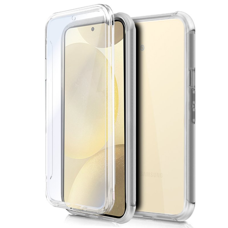 Funda COOL Silicona 3D para Samsung S926 Galaxy S24 Plus / S25 Plus (Transparente Frontal + Trasera)