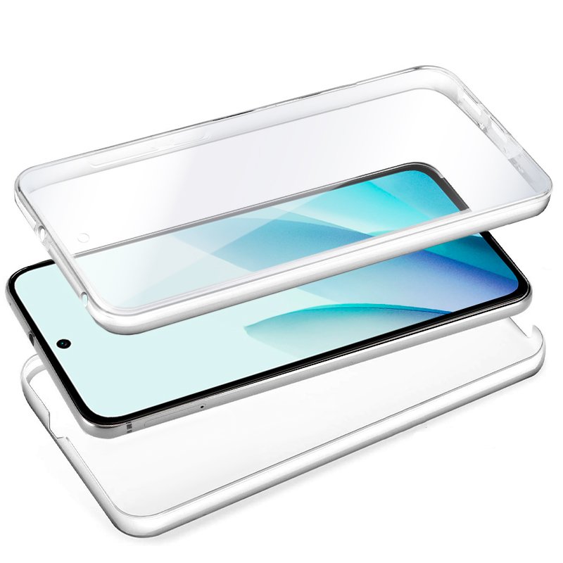 Funda COOL Silicona 3D para Xiaomi Redmi 15 / 15 5G (Transparente Frontal + Trasera)