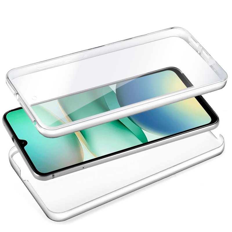 Funda COOL Silicona 3D para Xiaomi Redmi A5 (Transparente Frontal + Trasera)