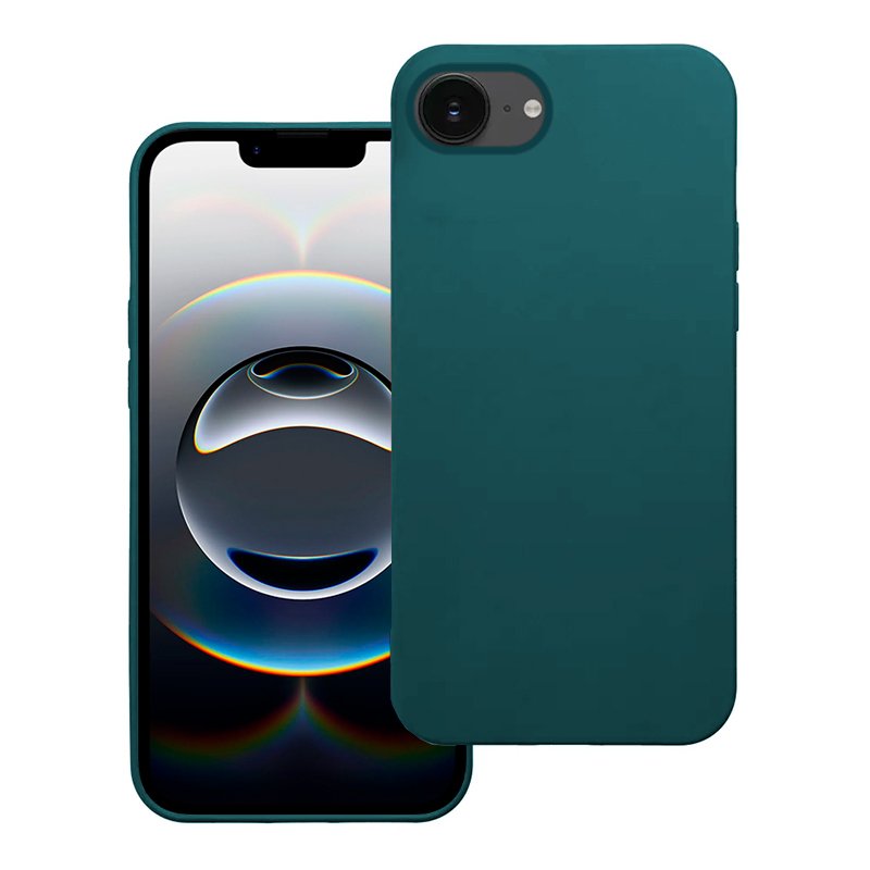 Funda COOL Silicona para iPhone 16e (Verde)