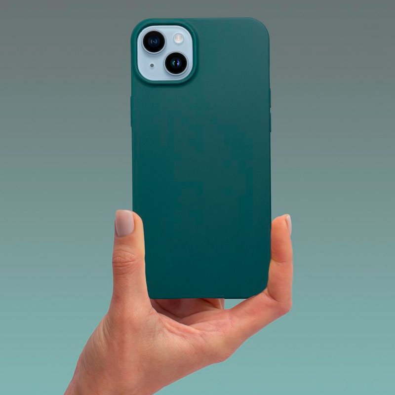 Funda COOL Silicona para iPhone 17 Pro (Verde)