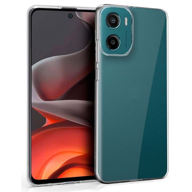 Funda COOL Silicona para Motorola Moto G05 / G15 (Transparente)