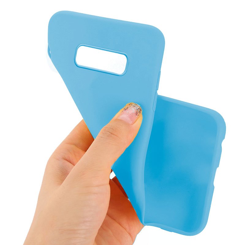 COOL Silicone Case for Samsung G970 Galaxy S10e (Sky Blue)