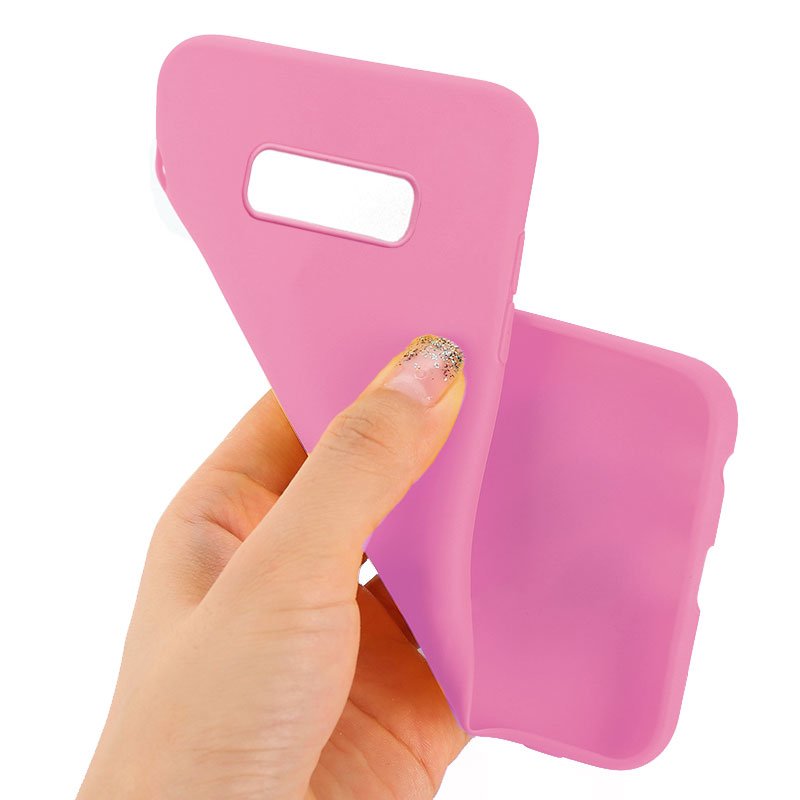 COOL Silicone Case for Samsung G970 Galaxy S10e (Pink)