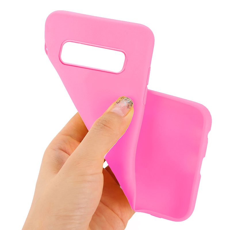 COOL Silicone Case for Samsung G973 Galaxy S10 (Pink)